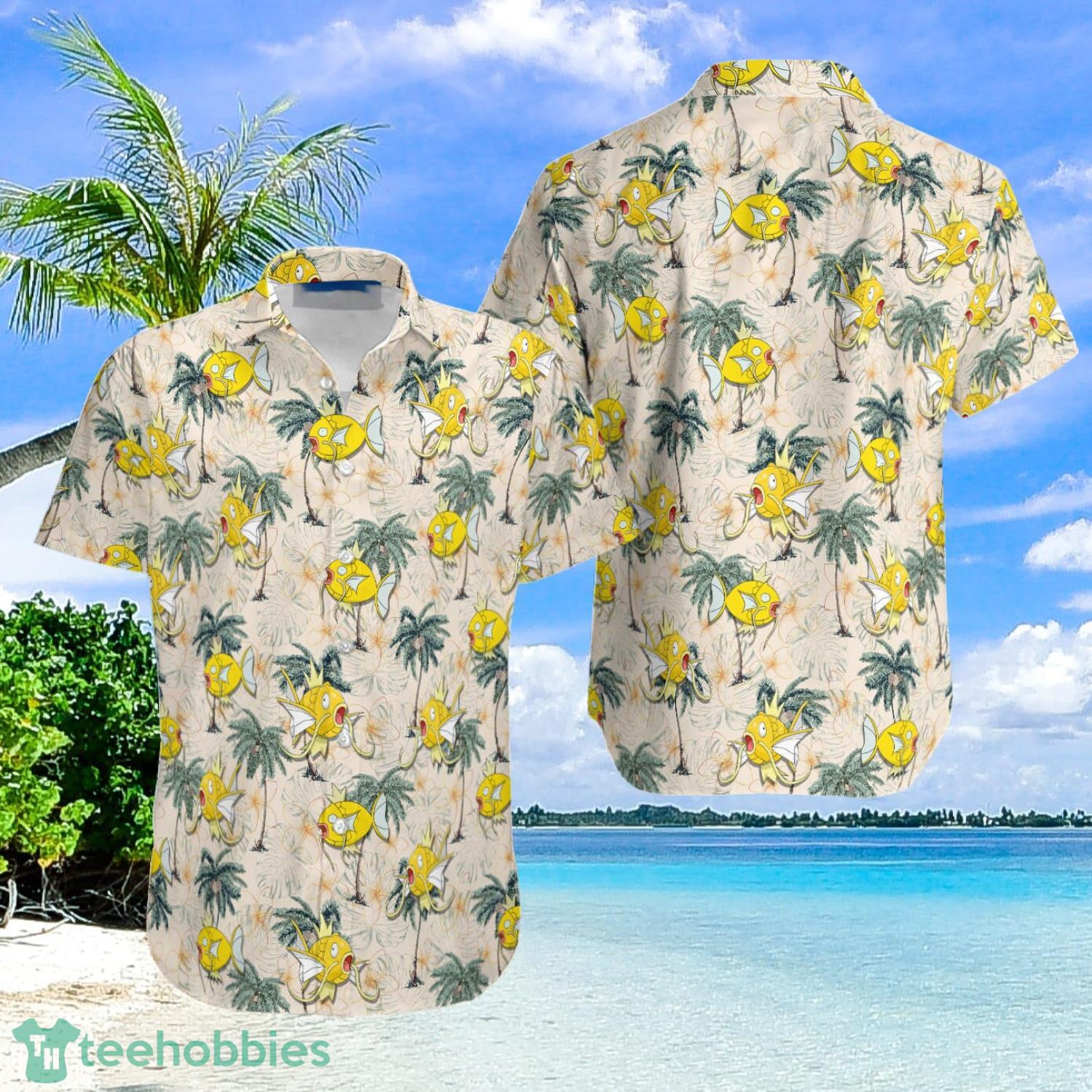 Magikarp Tropical Beach Pokemon Hawaiian Shirt
