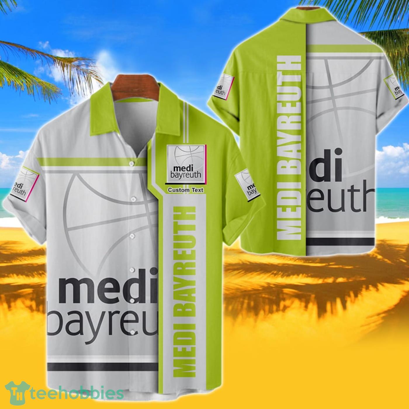 Medi Bayreuth-logo Hawaiian Shirt Custom Name 3D Short Sleeve Shirt Product Photo 1