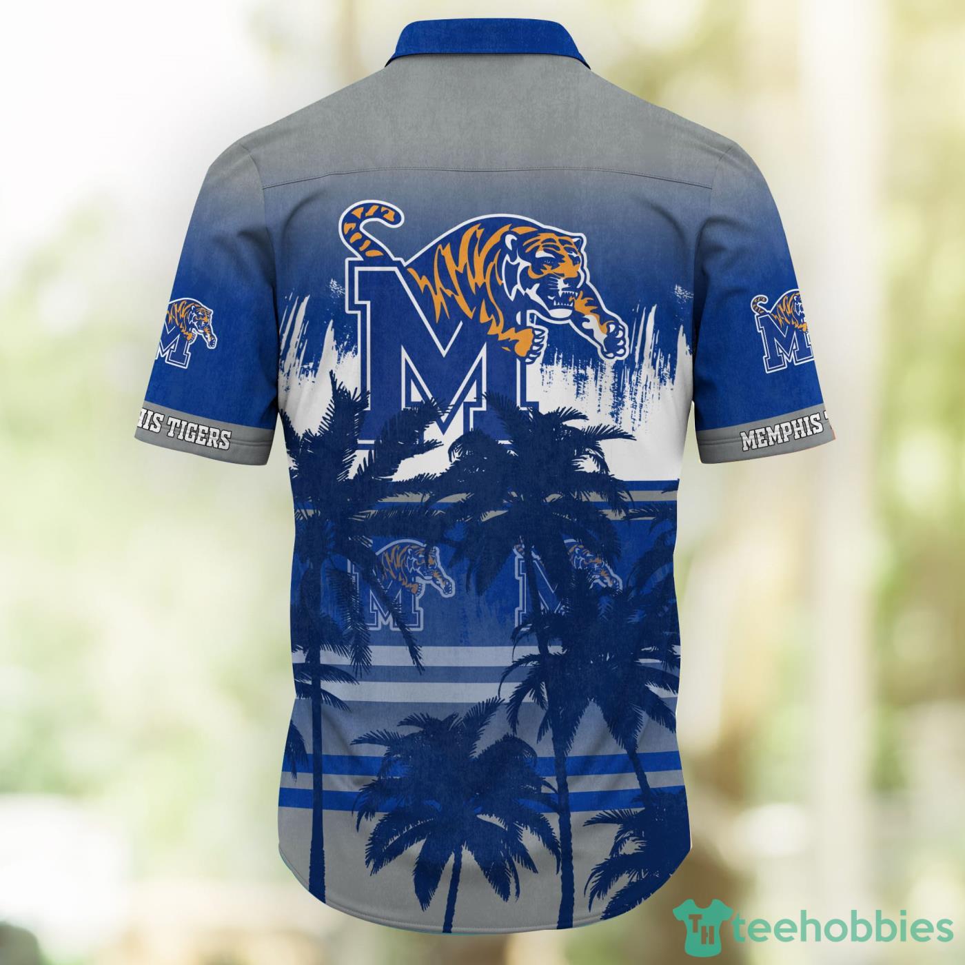 Memphis Tigers Coconut Tropical Hawaiian Shirt And Short image Memphis Tigers Coconut Tropical Hawaiian Shirt And Short Product Photo 3