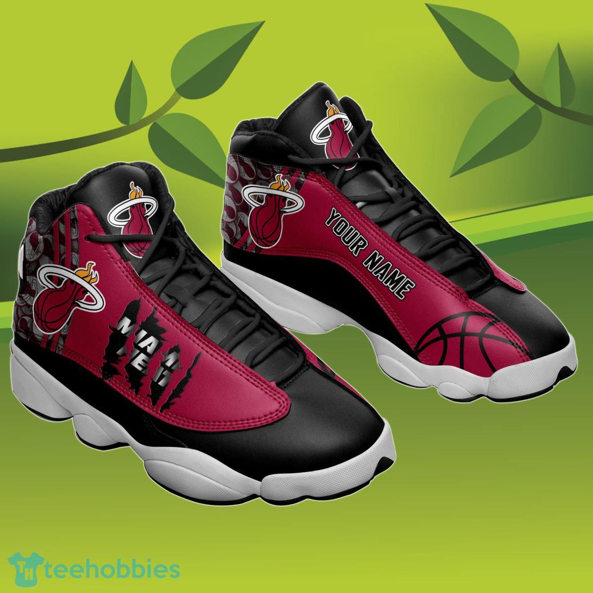 Miami Heat Custom Name Air Jordan 13 Sneakers Best Gift For Men And Women Product Photo 1