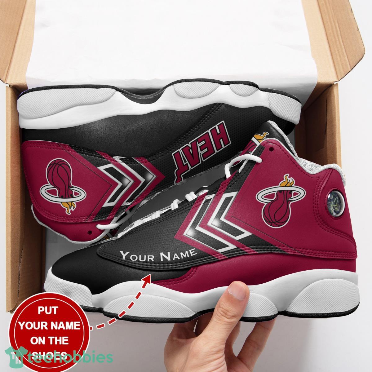 Miami Heat Jordan 13 Sneakers Custom Name Impressive Gift For Men And Women Product Photo 1