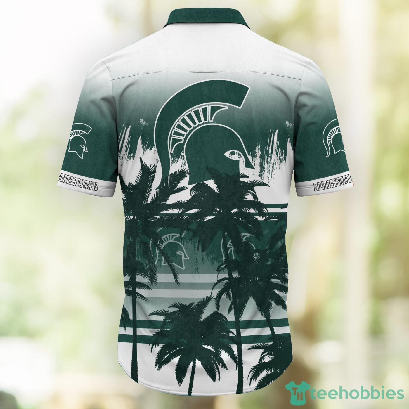Michigan State Spartans Coconut Tropical Hawaiian Shirt And Short Product Photo 3 Michigan State Spartans Coconut Tropical Hawaiian Shirt And Short Product Photo 3