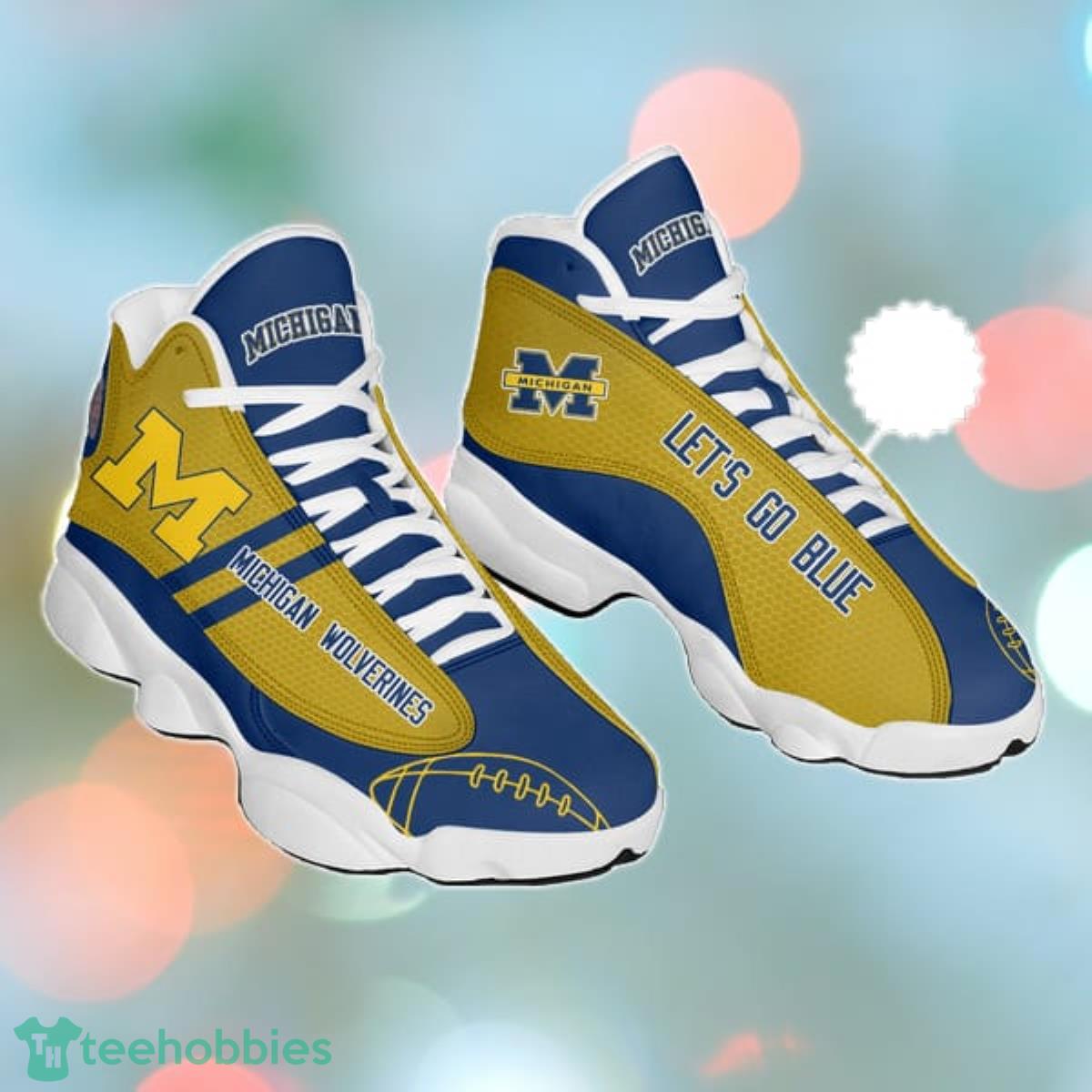 Michigan Wolverines Air Jordan 13 Sneakers Special Gift For Men And Women Product Photo 2