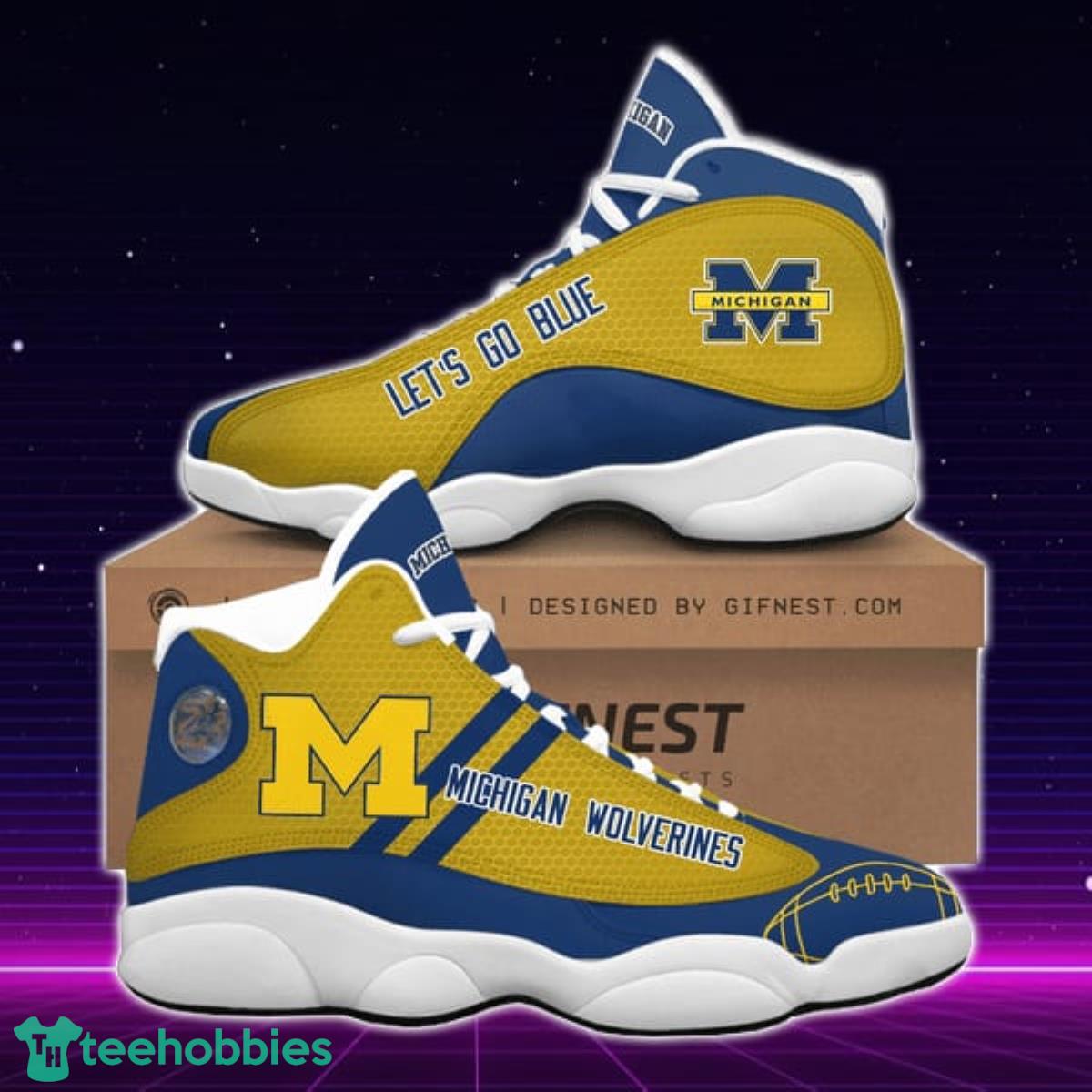Michigan Wolverines Air Jordan 13 Sneakers Special Gift For Men And Women Product Photo 1