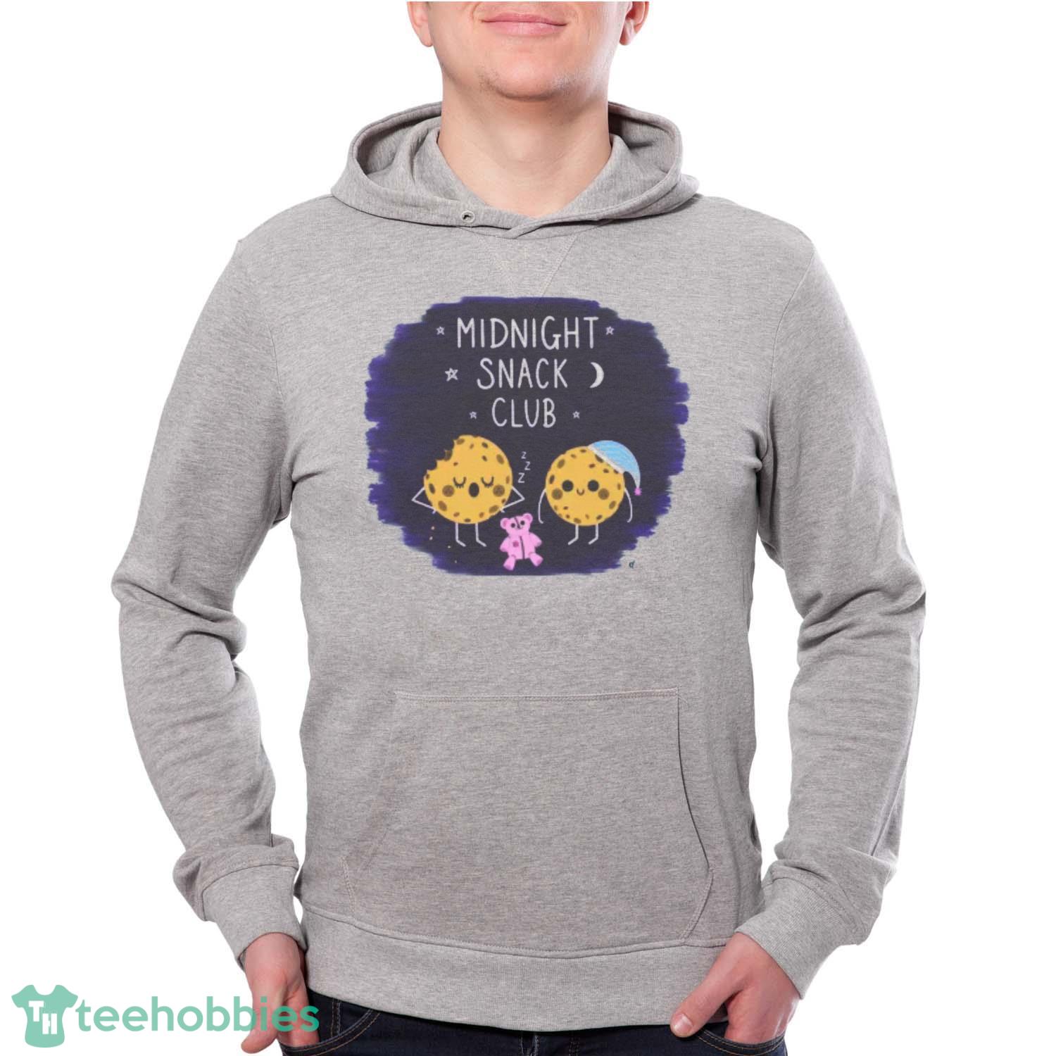 Midnight Snack Club T-Shirt Trending 2023 - Grey Unisex Hoodie