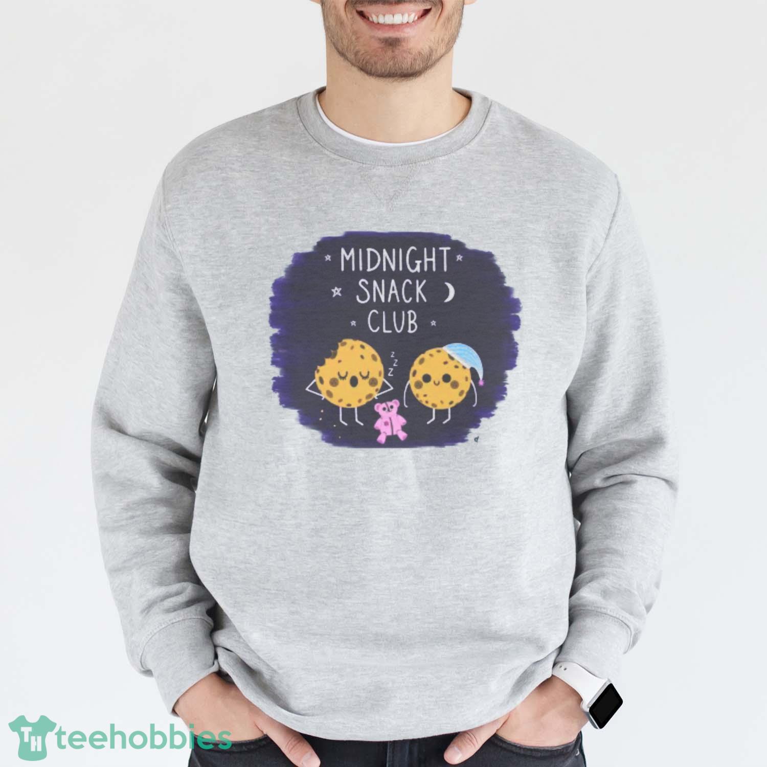 Midnight Snack Club T-Shirt Trending 2023 - Grey Sweatshirt