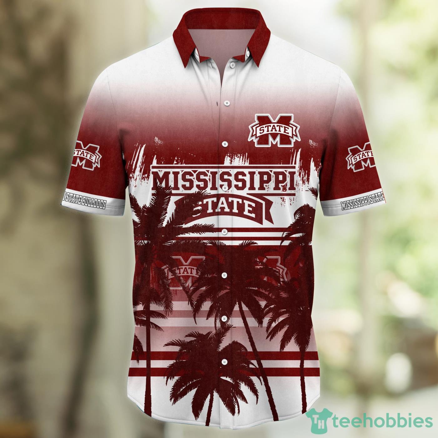 Mississippi State Bulldogs Coconut Tropical Hawaiian Shirt And Short Product Photo 2