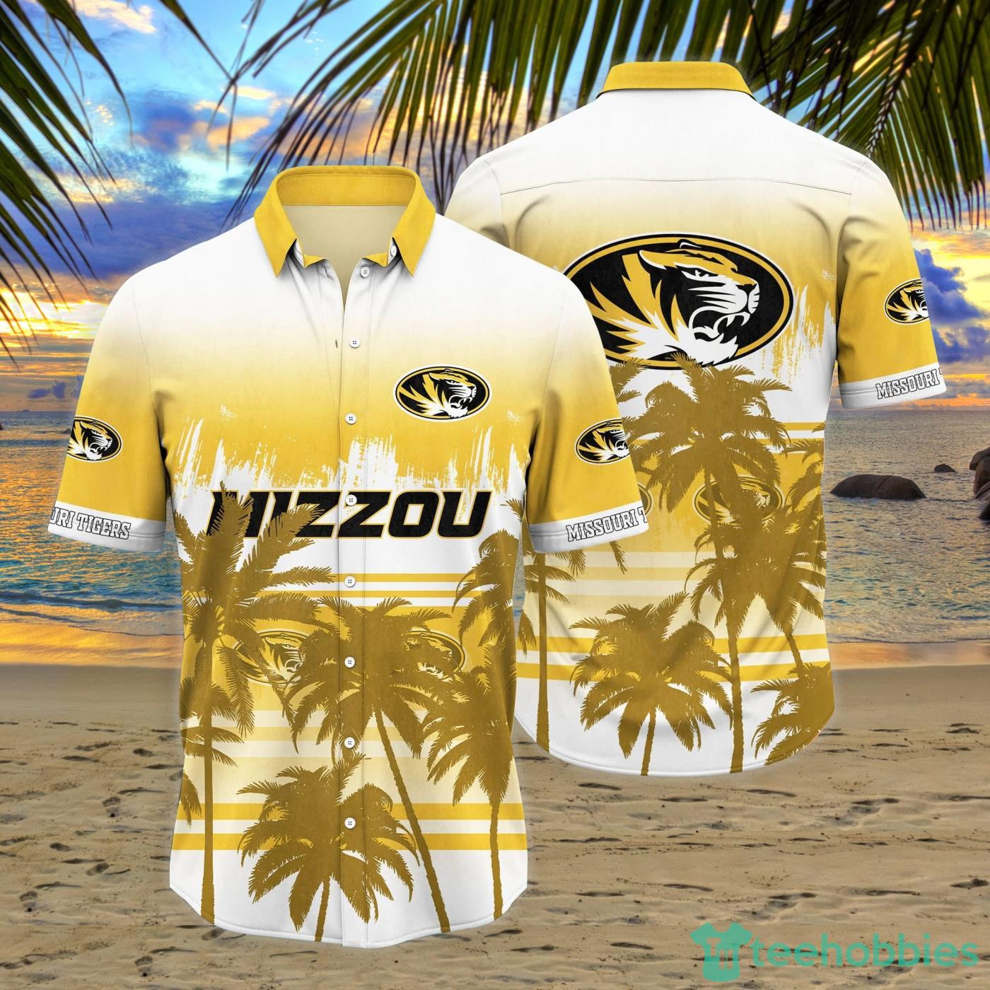 Missouri Tigers Coconut Tropical Hawaiian Shirt And Short Product Photo 1