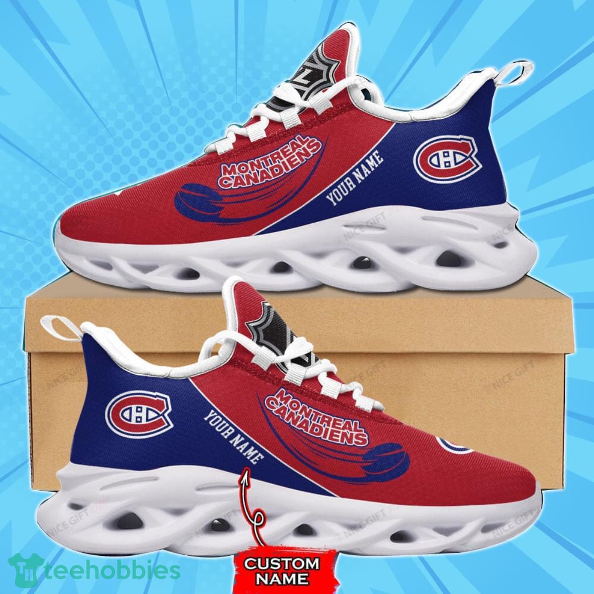 Montreal Canadiens Custom Name Max Soul Shoes Best Gift For Men And Women Product Photo 1