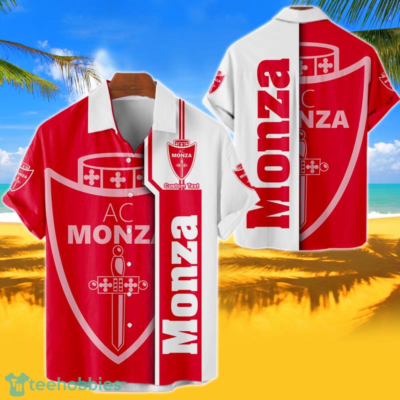 Monza Hawaiian Shirt Custom Name 3D Short Sleeve Shirt Product Photo 1