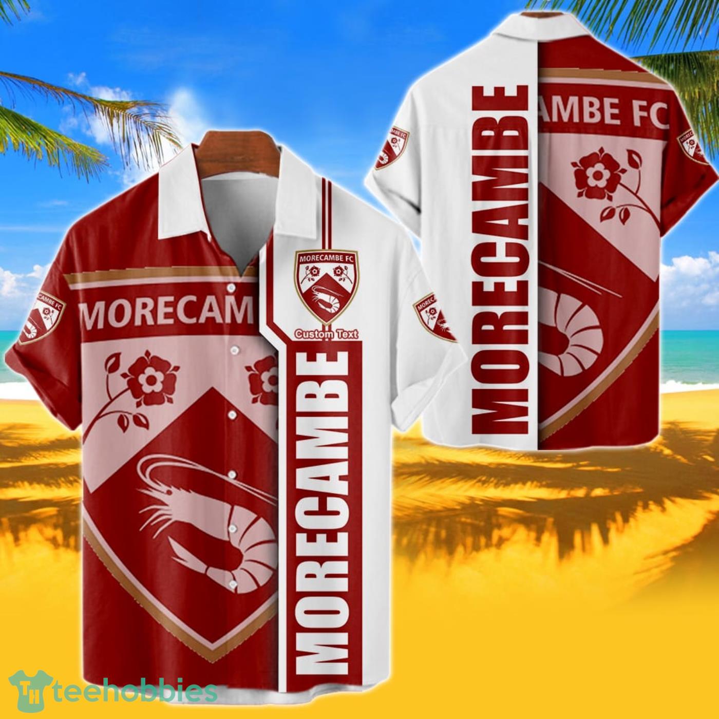 Morecambe Hawaiian Shirt Custom Name 3D Short Sleeve Shirt Product Photo 1
