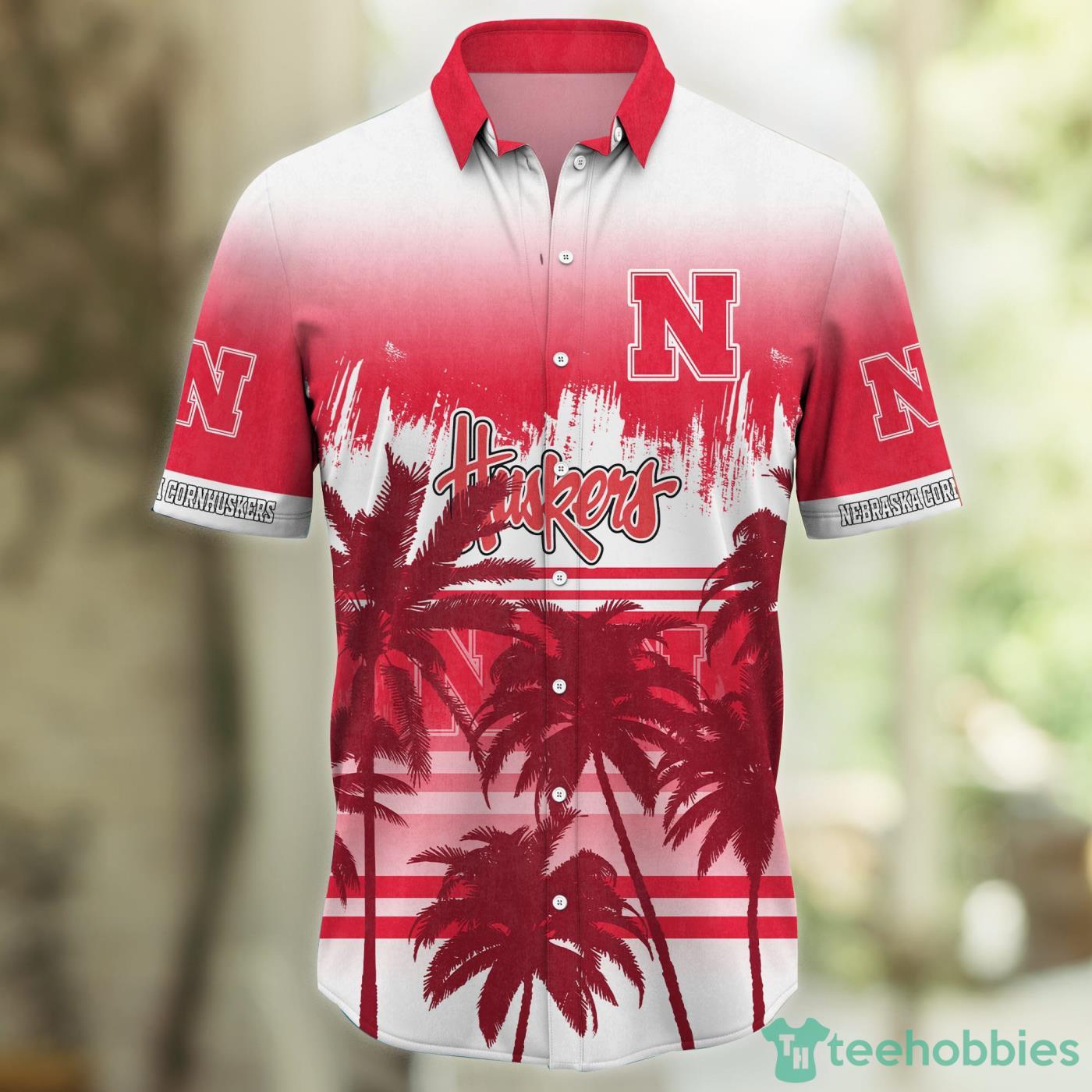 Nebraska Cornhuskers Coconut Tropical Hawaiian Shirt And Short Product Photo 2