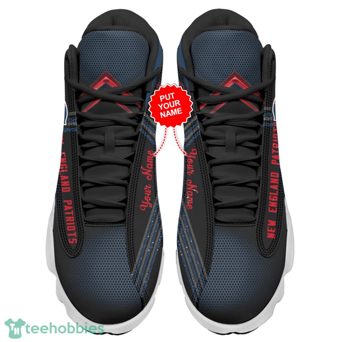 New England Patriots Jordan 13 Sneakers Custom Name Best Gift For Everyone Product Photo 2
