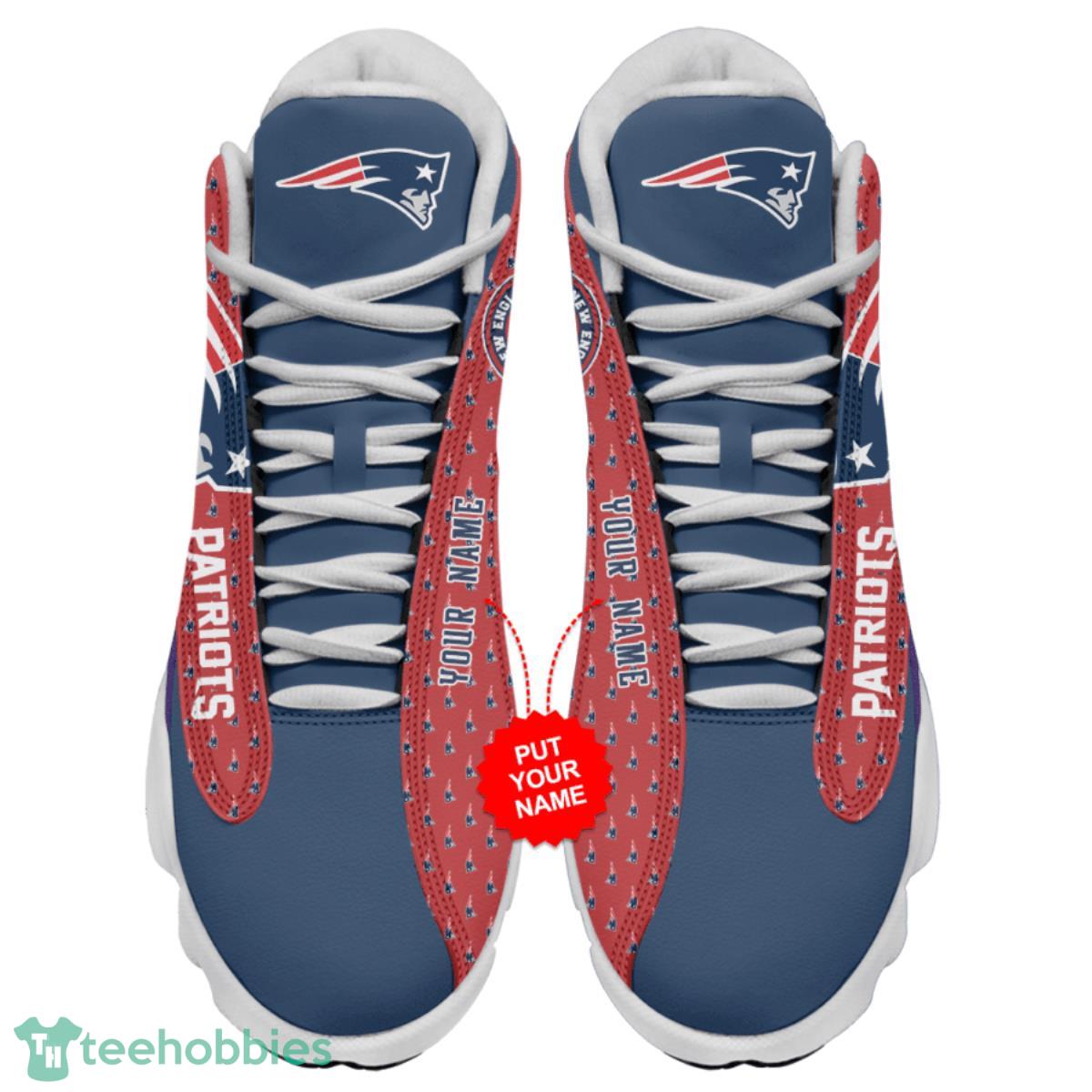 New England Patriots Jordan 13 Sneakers Custom Name Style Gift For Everyone Product Photo 2