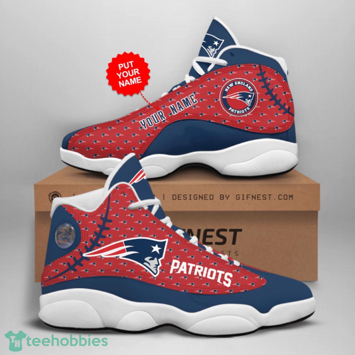 New England Patriots Jordan 13 Sneakers Custom Name Style Gift For Everyone Product Photo 1