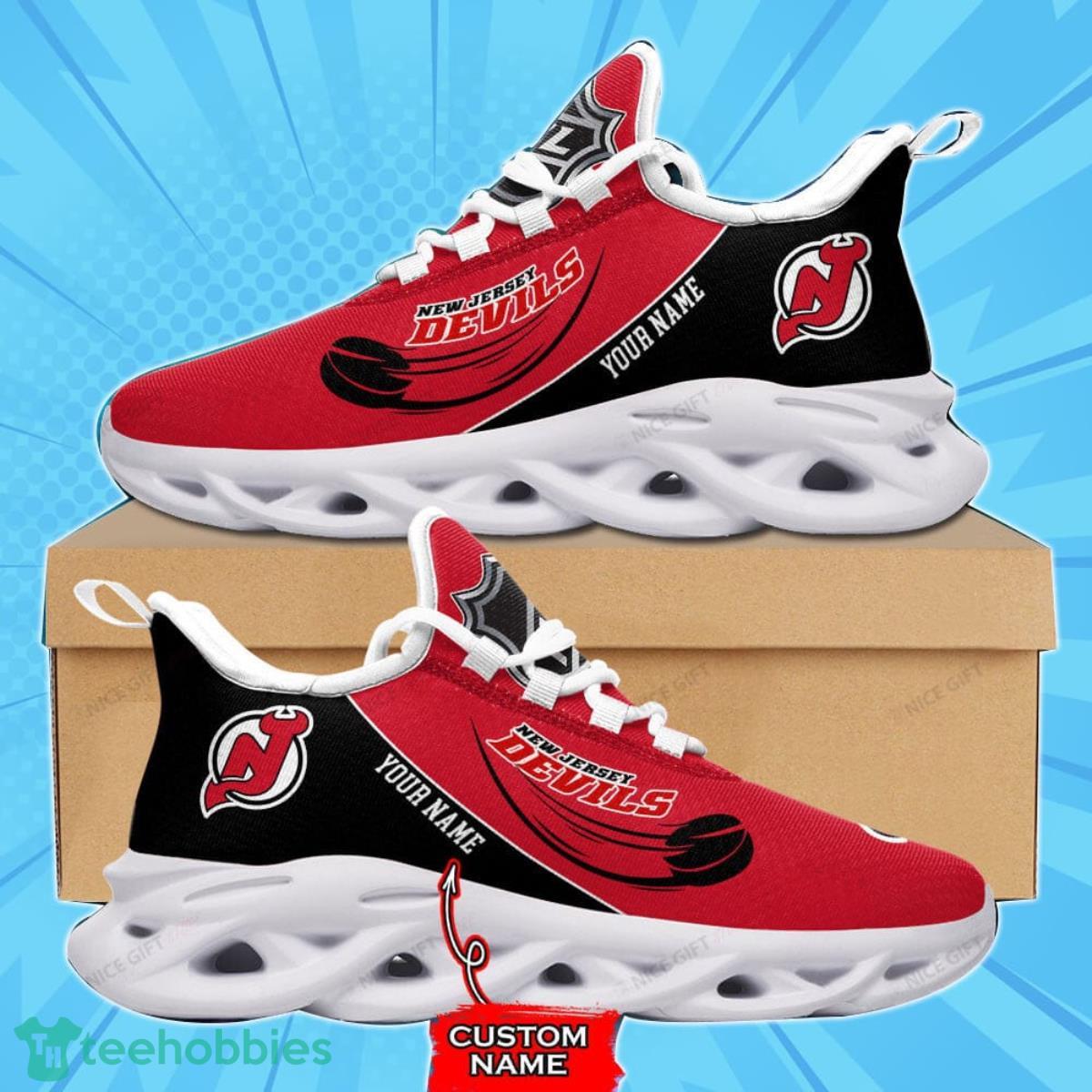 New Jersey Devils Custom Name Max Soul Shoes Best Gift For Men And Women Product Photo 1
