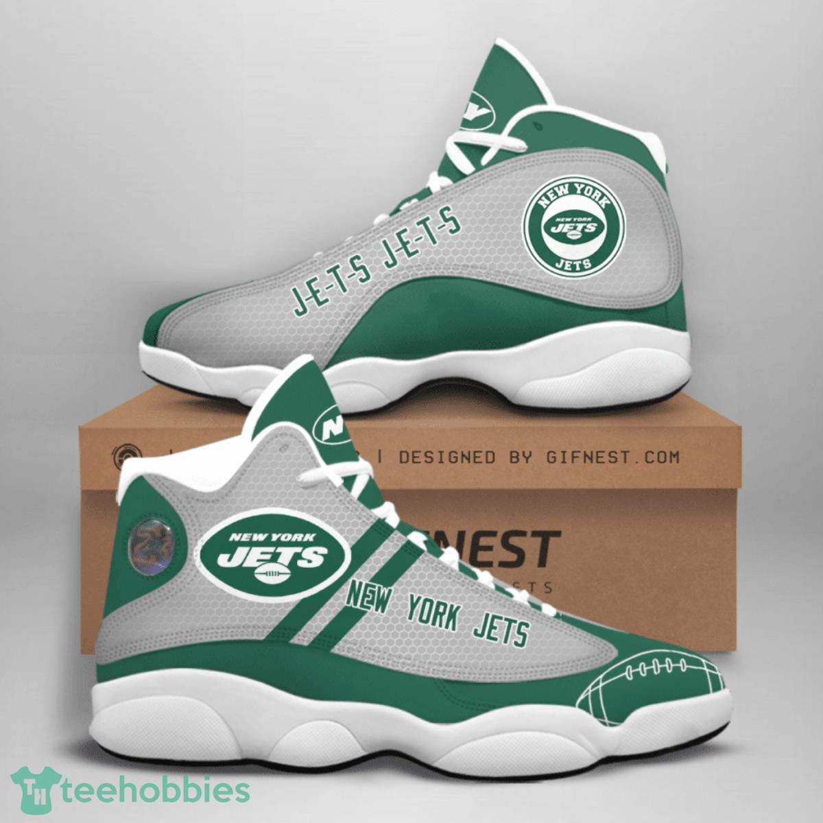 New York Jets Air Jordan 13 Sneakers Best Gift For Everyone Product Photo 1