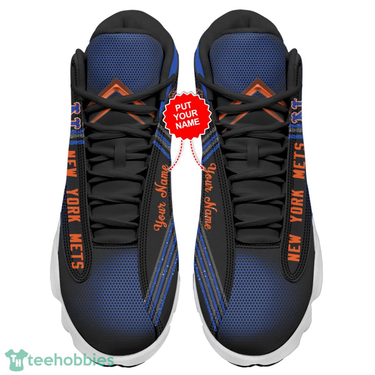 New York Mets Jordan 13 Sneakers Custom Name Unique Gift For Men And Women Product Photo 2