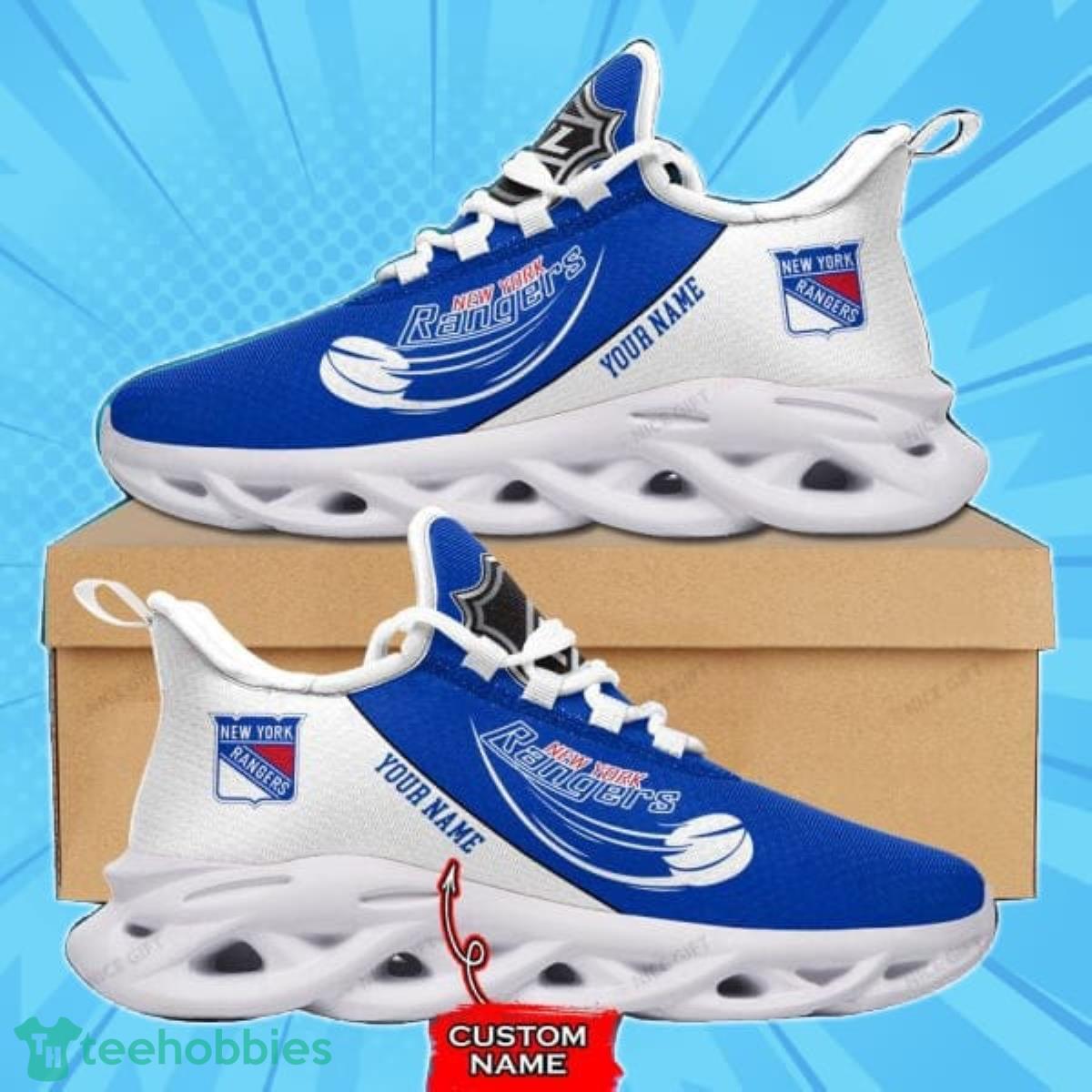 New York Rangers Custom Name Max Soul Shoes Best Gift For Men And Women Product Photo 1