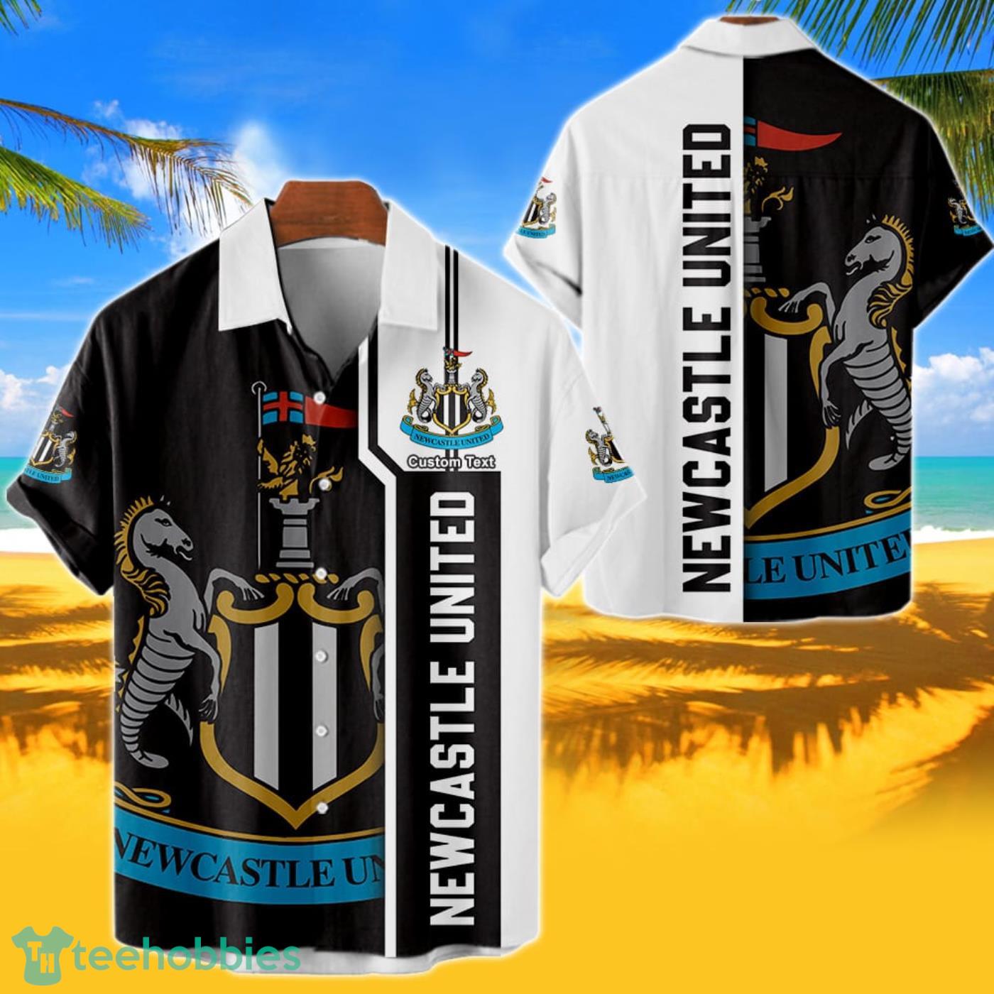 Newcastle United Hawaiian Shirt Custom Name 3D Short Sleeve Shirt Product Photo 1