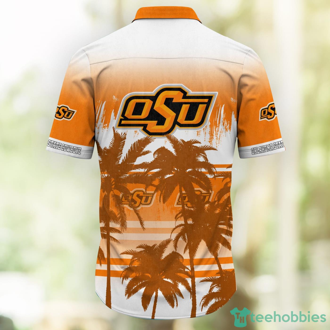 Oklahoma State Cowboys Coconut Tropical Hawaiian Shirt And Short Product Photo 3 Oklahoma State Cowboys Coconut Tropical Hawaiian Shirt And Short Product Photo 3