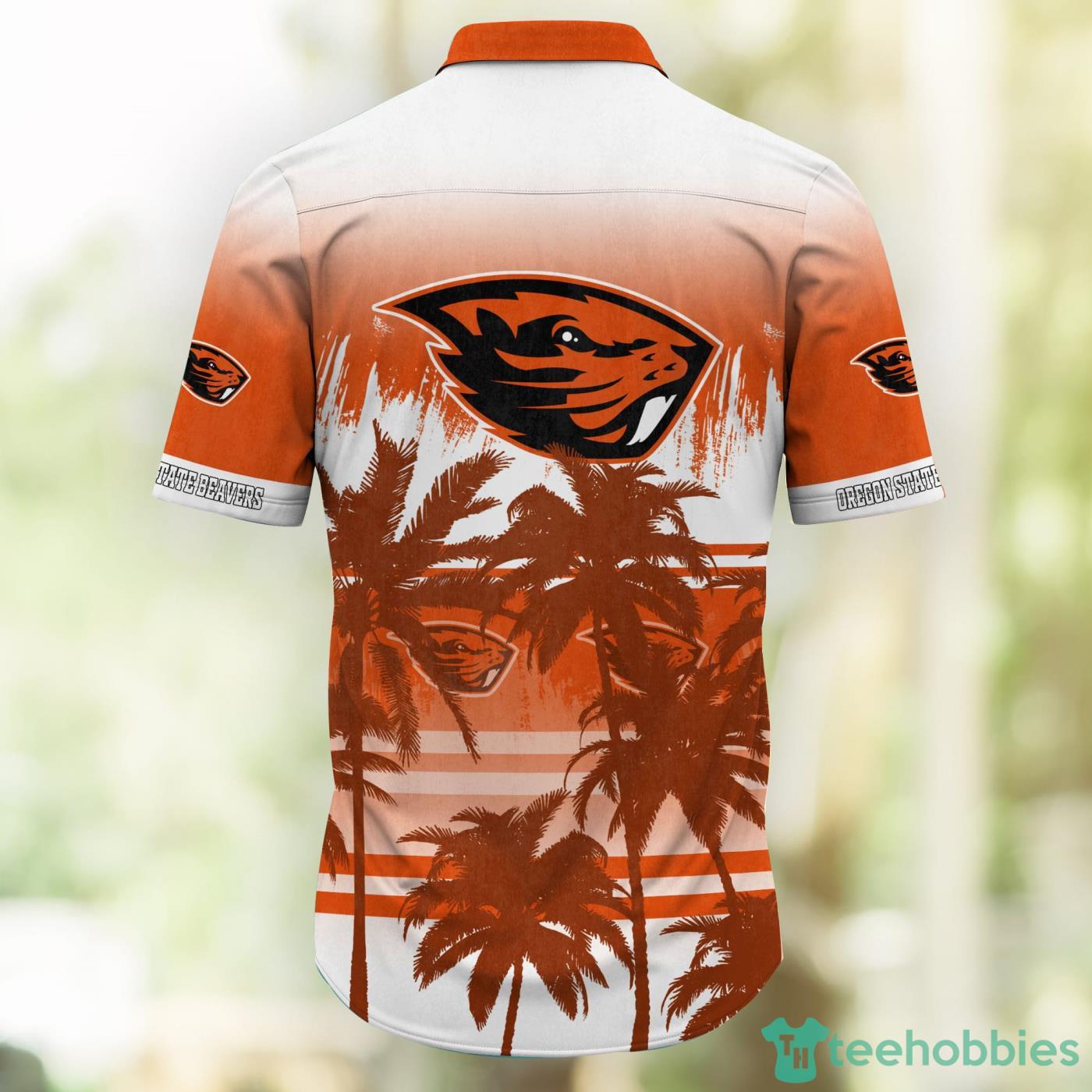 Oregon State Beavers Coconut Tropical Hawaiian Shirt And Short image Oregon State Beavers Coconut Tropical Hawaiian Shirt And Short Product Photo 2