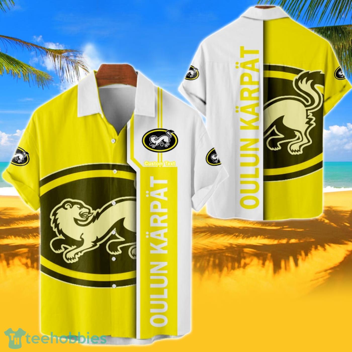Oulun Karpat Hawaiian Shirt Custom Name 3D Short Sleeve Shirt Product Photo 1