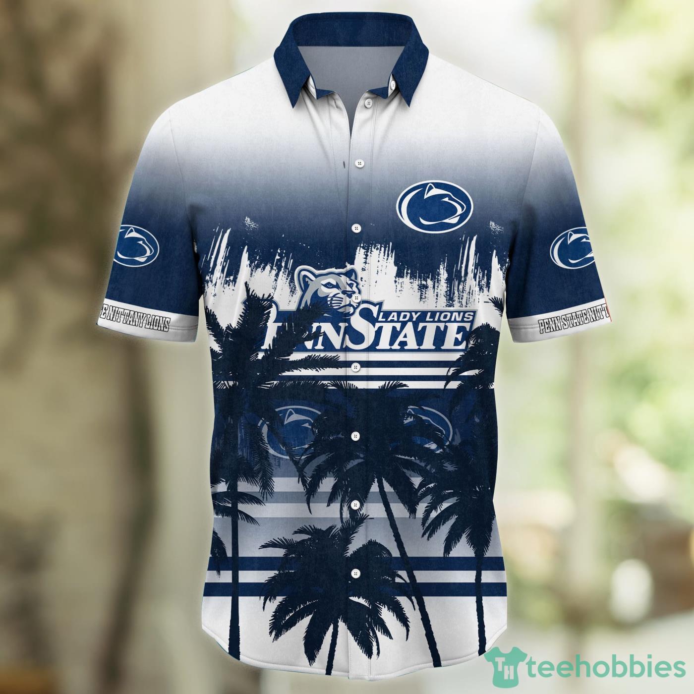 Penn State Nittany Lions Coconut Tropical Hawaiian Shirt And Short Product Photo 2