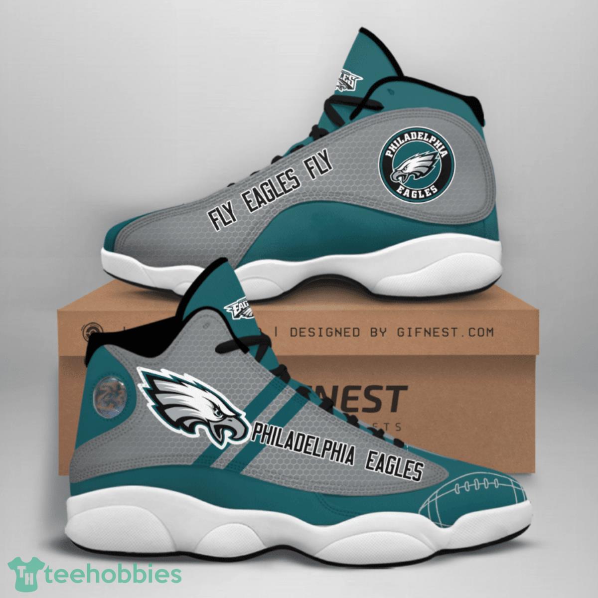 Philadelphia Eagles Air Jordan 13 Sneakers Best Gift For Men And