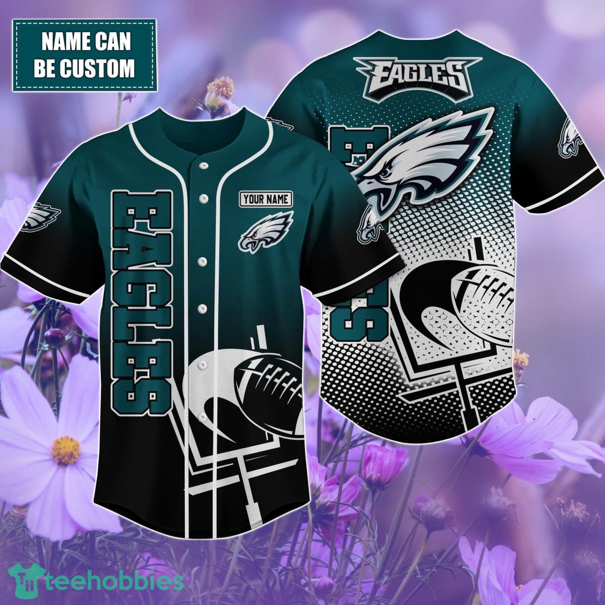 Philadelphia Eagles Custom name Baseball Shirt Best Gift For Men And Women Product Photo 1
