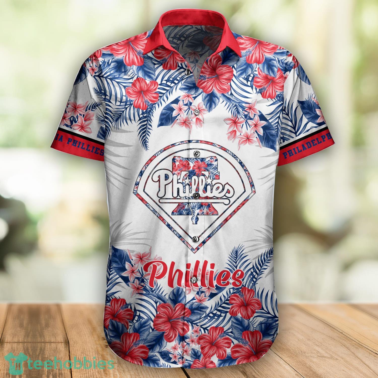 Custom Philadelphia Phillies Baseball Pattern Vintage Hawaiian Shirt -  Phillies Hawaiian Shirt
