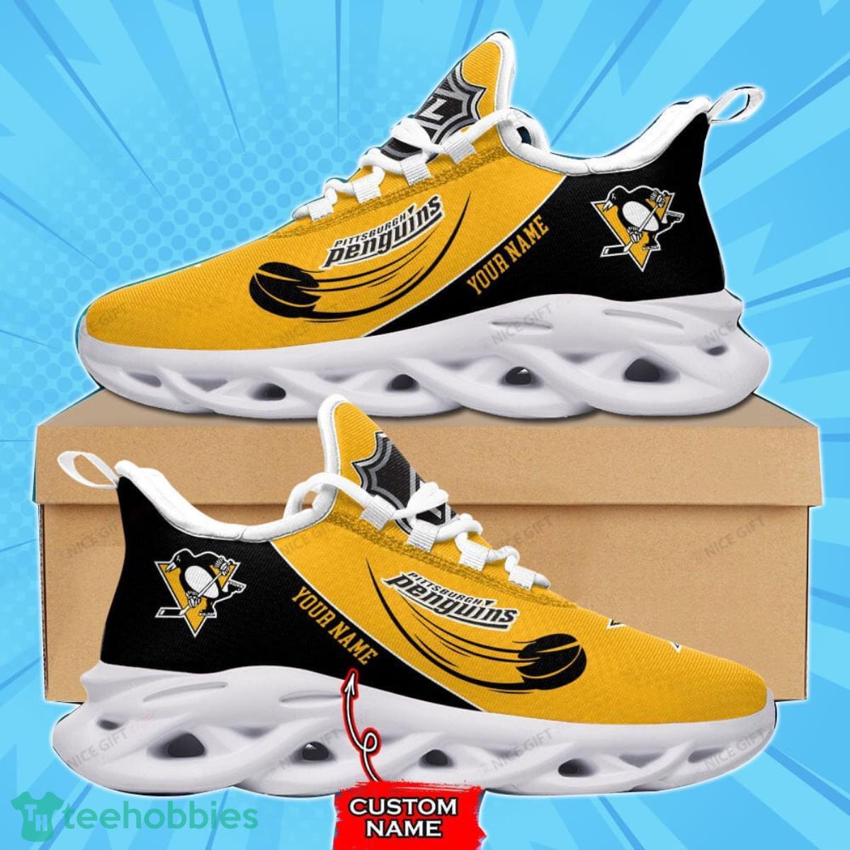 Pittsburgh Penguins Custom Name Max Soul Shoes Best Gift For Men And Women Product Photo 1