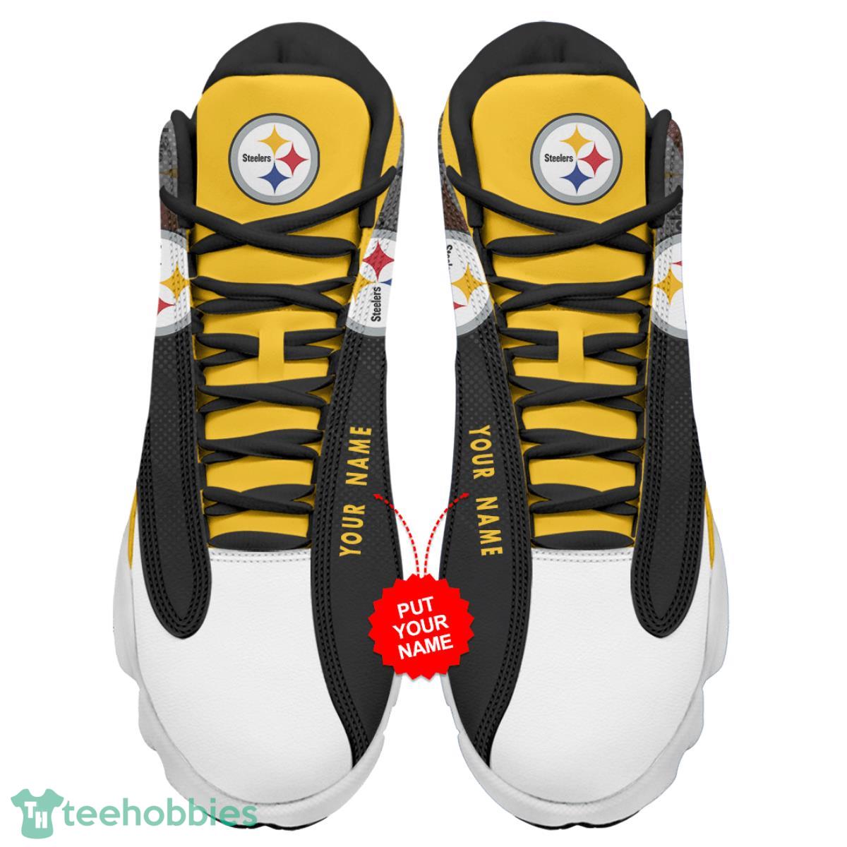 Pittsburgh Steelers Jordan 13 Sneakers Custom Name Special Gift For Everyone Product Photo 2
