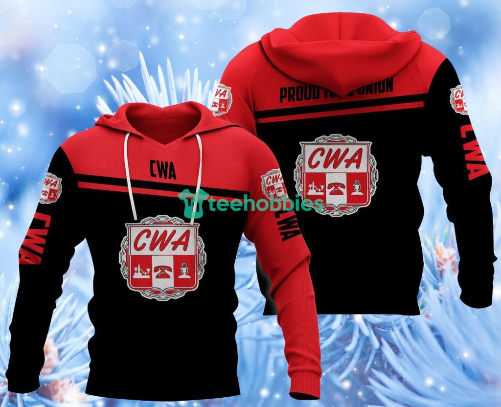 Printed Communications Workers Of Americ Hoodie 3D All Over Print Gift For Fans Product Photo 1