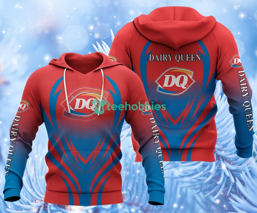 Printed Dairy Queen Red Hoodie 3D All Over Print Gift For Fans