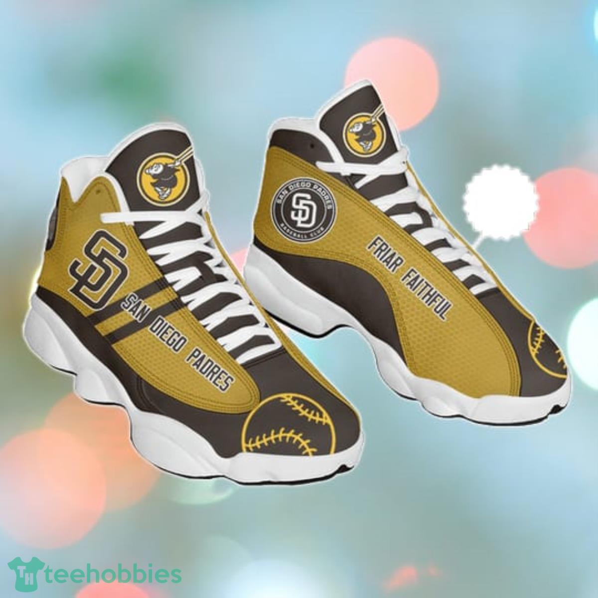San Diego Padres Air Jordan 13 Sneakers Special Gift For Men And Women Product Photo 2