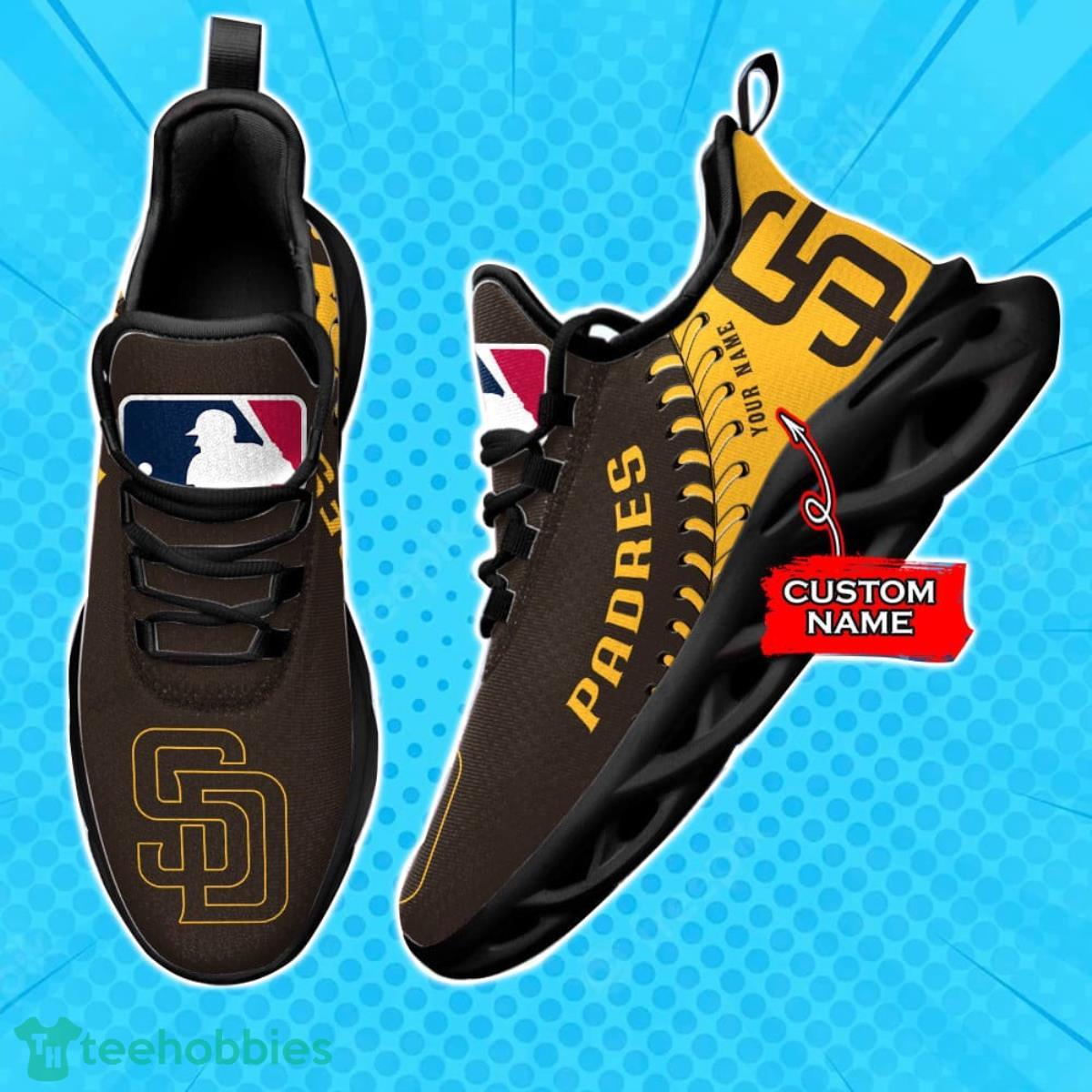 San Diego Padres Custom Name Max Soul Sneaker Running Shoes For Fans