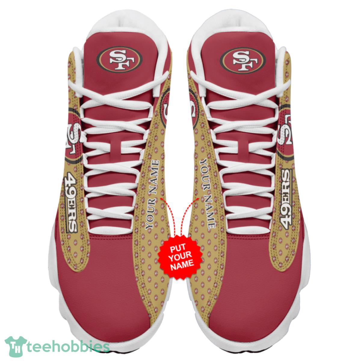 San Francisco 49ers Air Jordan 13 Sneakers Custom Name Special Gift For Friends Product Photo 2