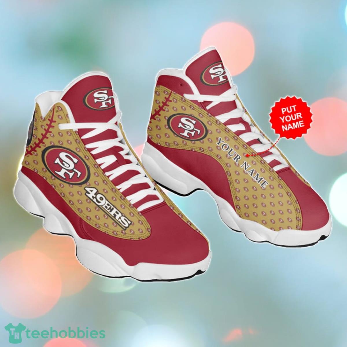 San Francisco 49ers Air Jordan 13 Sneaker, 49ers Custom Shoes