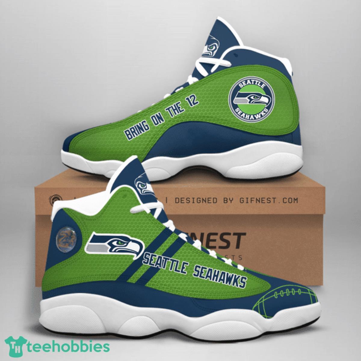 Seattle Seahawks Air Jordan 13 Sneakers Unique Gift For Men And Women Product Photo 1