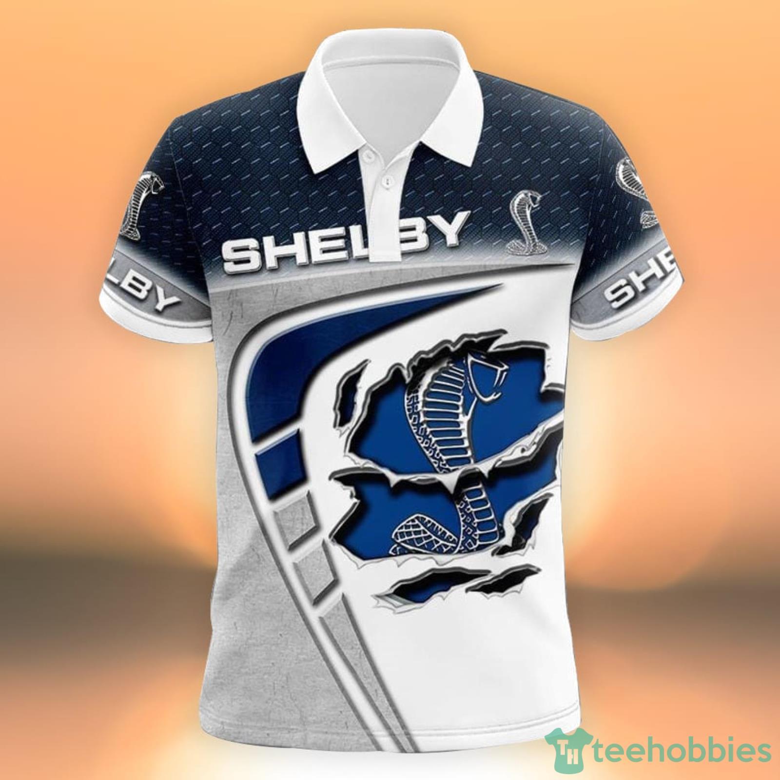 Shelby 3D Polo Shirt Best Gift For Sport Fans Car Lover Polo Shirt Product Photo 1 Shelby 3D Polo Shirt Best Gift For Sport Fans Car Lover Polo Shirt Product Photo 1