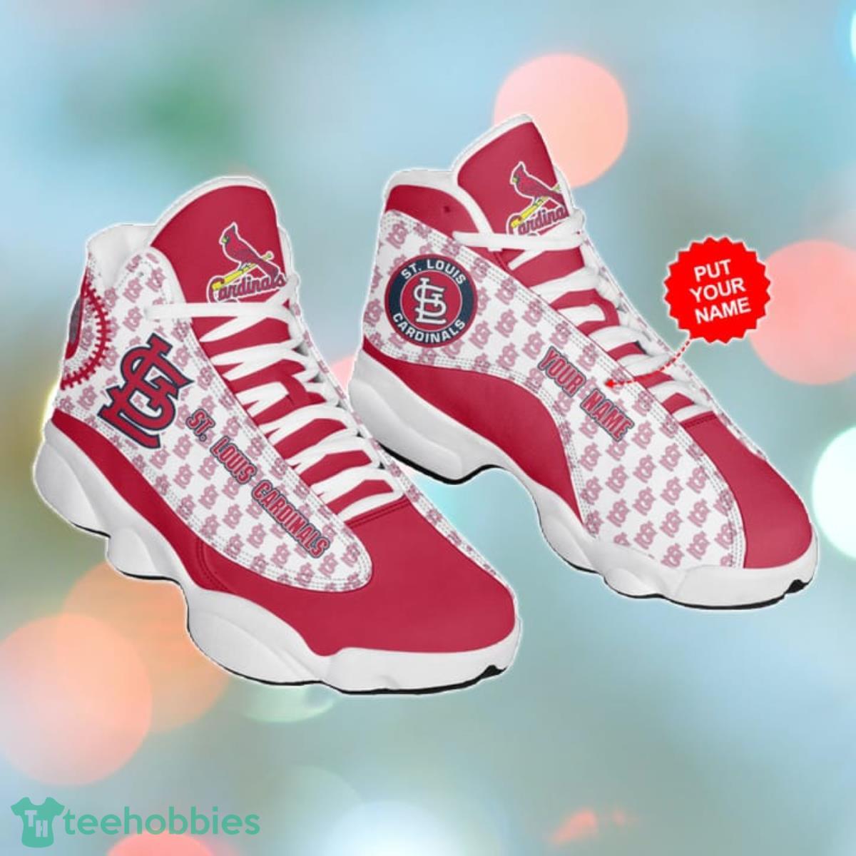 St. Louis Cardinals Pesonalized Air Jordan 13 Sneakers Custom Name Best Gift For Men And Women Product Photo 2