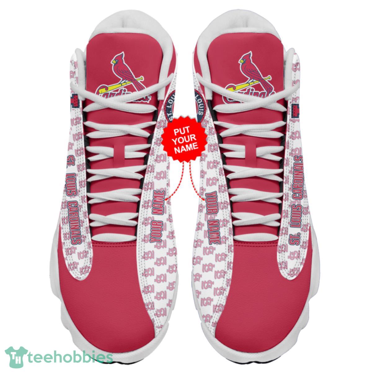 St. Louis Cardinals Pesonalized Air Jordan 13 Sneakers Custom Name Best Gift For Men And Women Product Photo 1