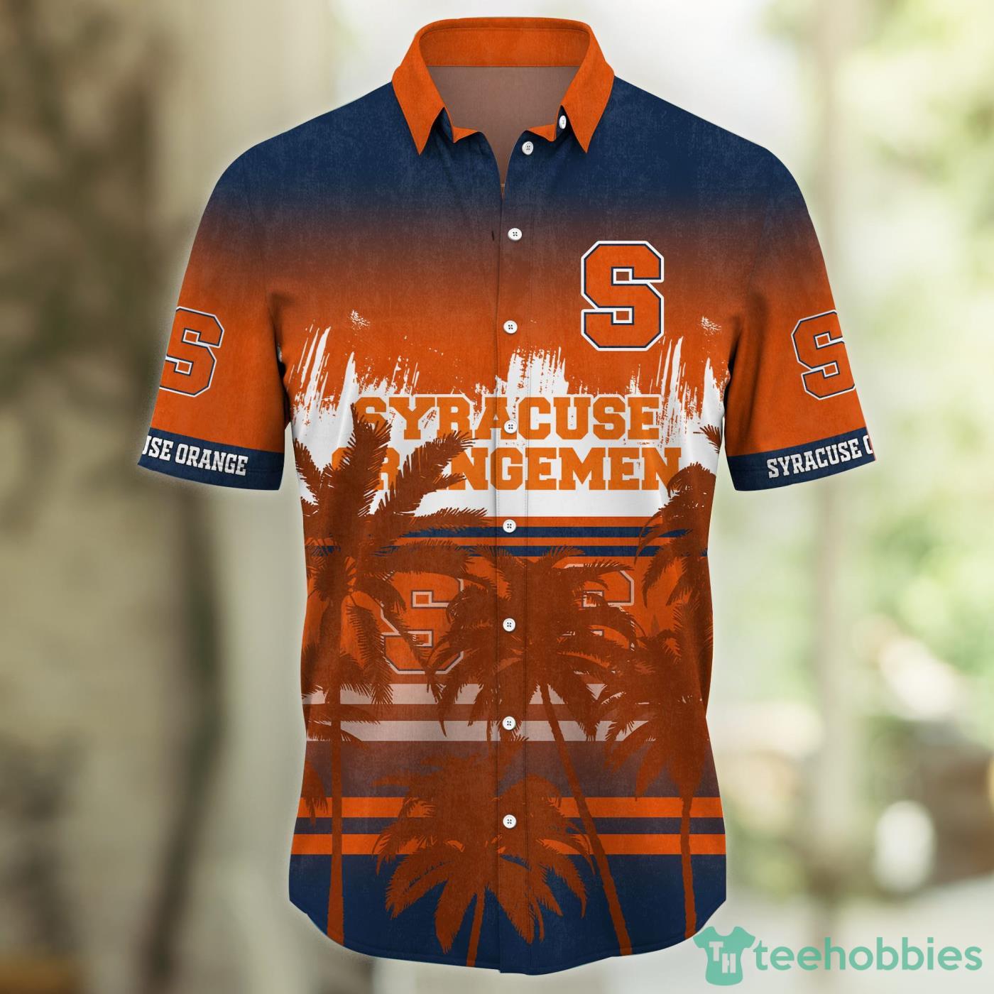 Syracuse Orange Coconut Tropical Hawaiian Shirt And Short Product Photo 2