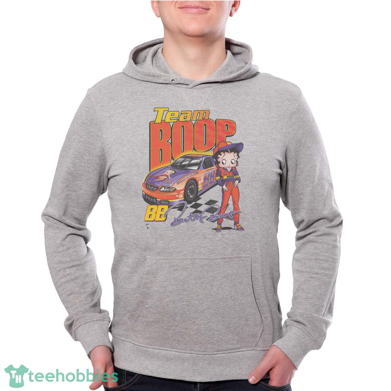 Vintage Deadstock Betty Boop Racing Shirt Team Boop 90s Rap Vintage T Shirt Unisex Classic Tee - Grey Unisex Hoodie