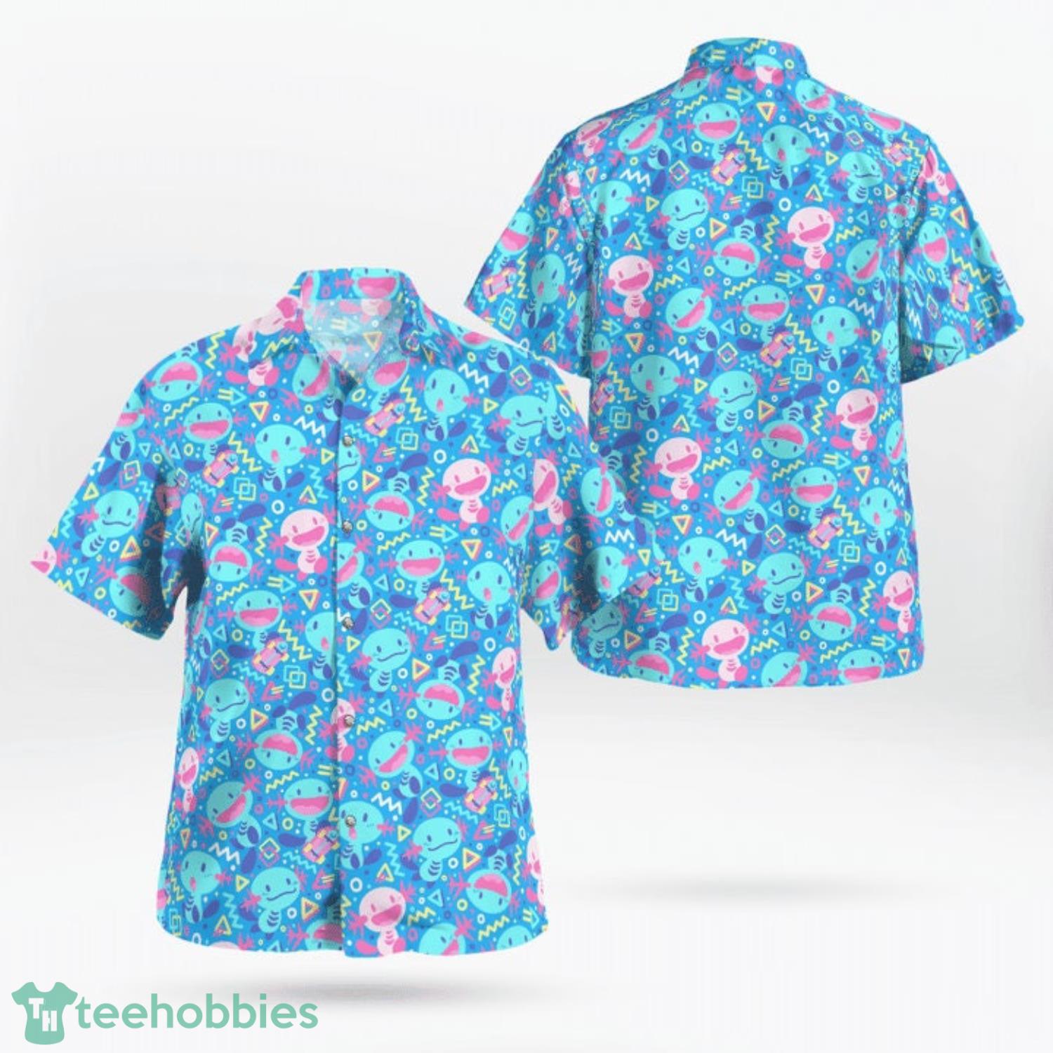 Wooper 3D Pikachu Lover Hawaiian Shirt And Shorts Summer Vacation Gift Product Photo 4 Wooper 3D Pikachu Lover Hawaiian Shirt And Shorts Summer Vacation Gift Product Photo 4