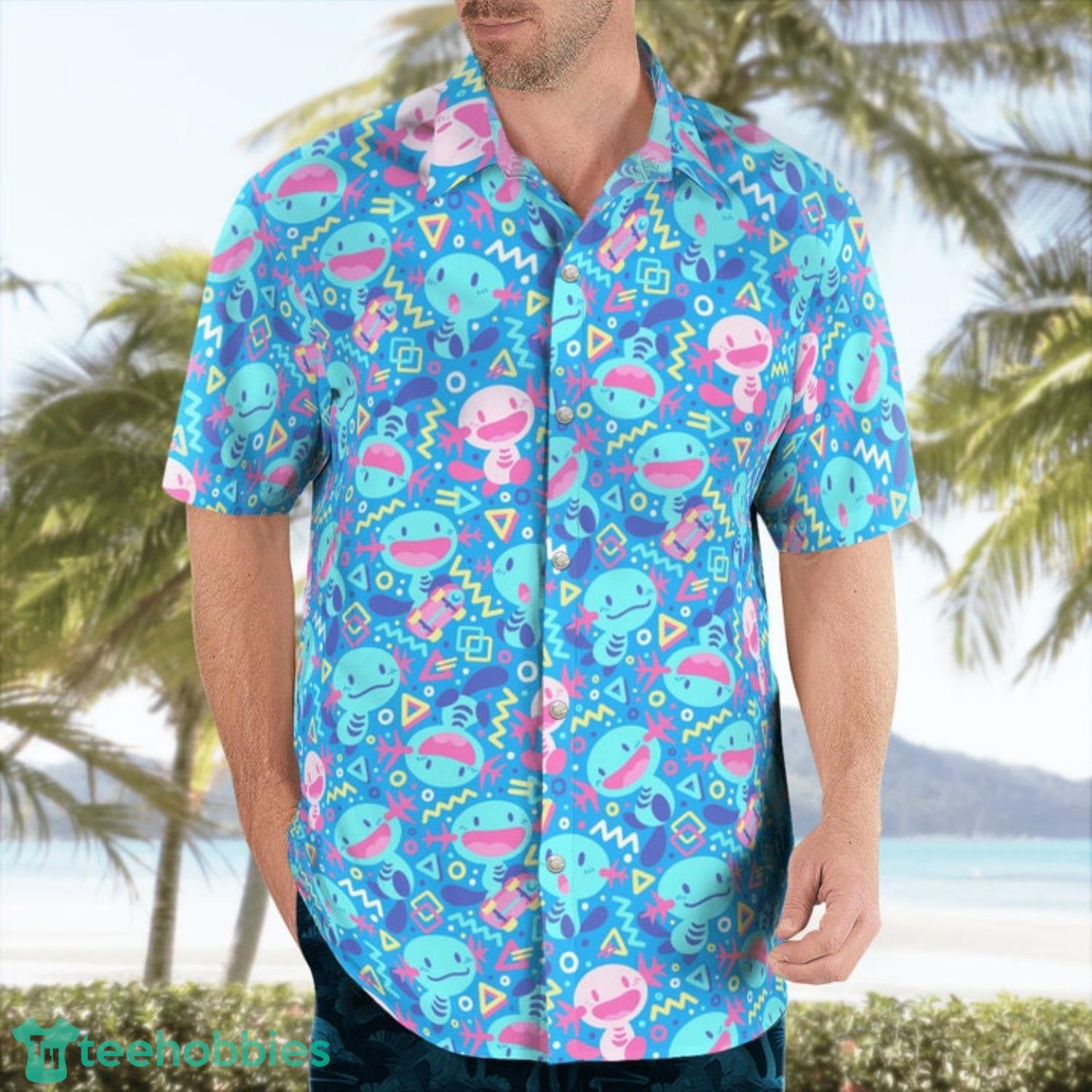 Wooper 3D Pikachu Lover Hawaiian Shirt And Shorts Summer Vacation Gift Product Photo 1 Wooper 3D Pikachu Lover Hawaiian Shirt And Shorts Summer Vacation Gift Product Photo 1