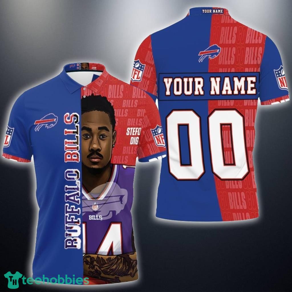 Men's Buffalo Bills Stefon Diggs Red Can You Digg It Player