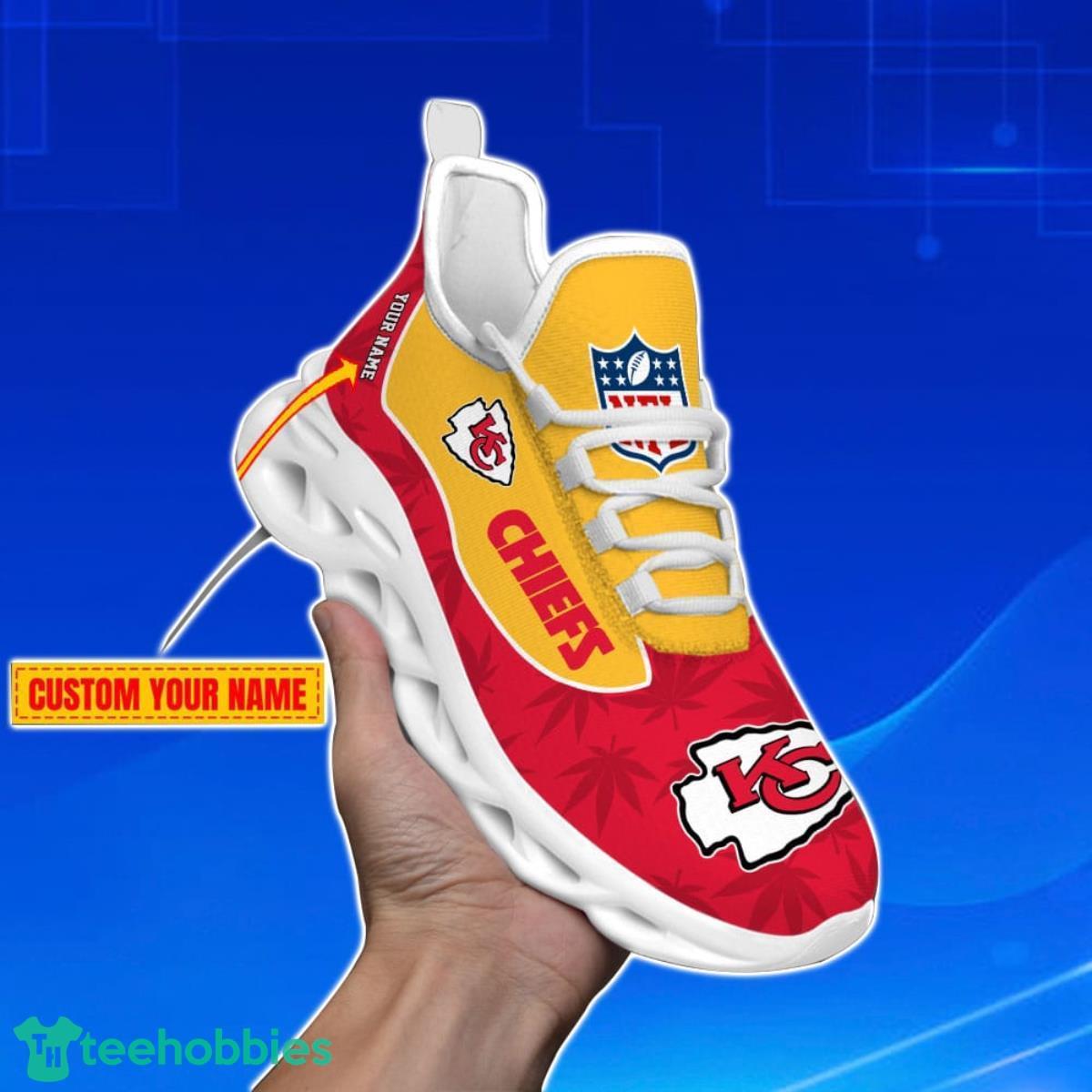 5-Kansas City Chiefs-Personalized Weed Limited Edition Max Soul Shoes Best Gift For Men And Women Product Photo 2
