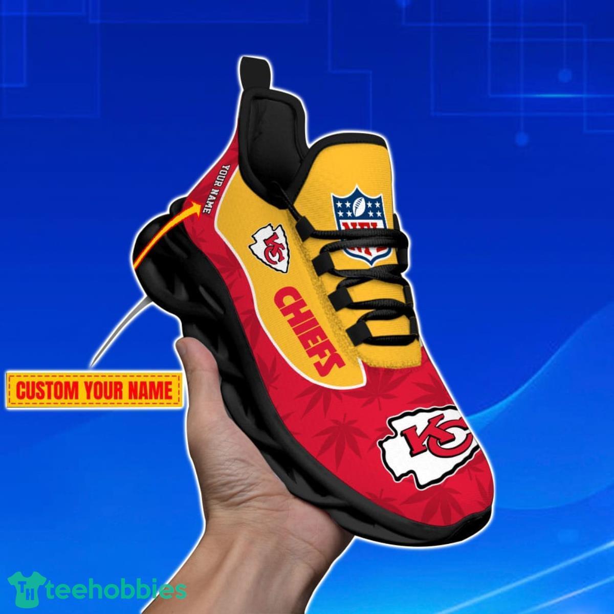 5-Kansas City Chiefs-Personalized Weed Limited Edition Max Soul Shoes Best Gift For Men And Women Product Photo 1